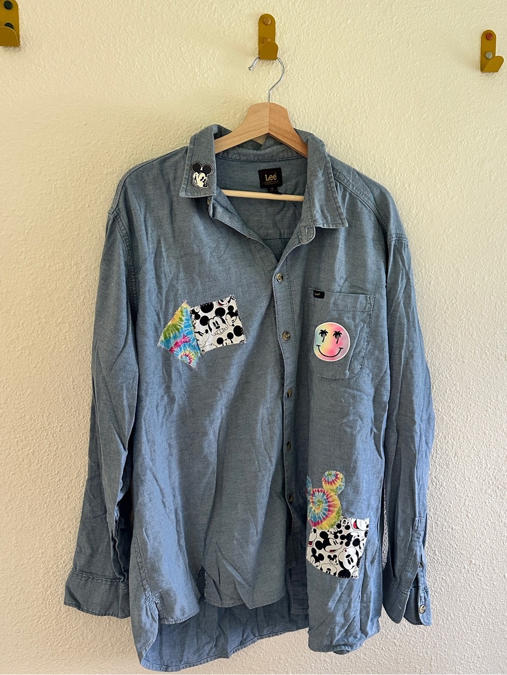 Mickey Mouse Denim Shirt -XL